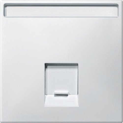 Лицевая панель Schneider Electric Merten Antique для 1-м. розетки RJ45 белый картинка